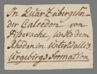 L 01266
<br/>
Label met opschrift
<br/>
<em>Escher von der Linth, Johannes Conrad (1767-1823)</em>